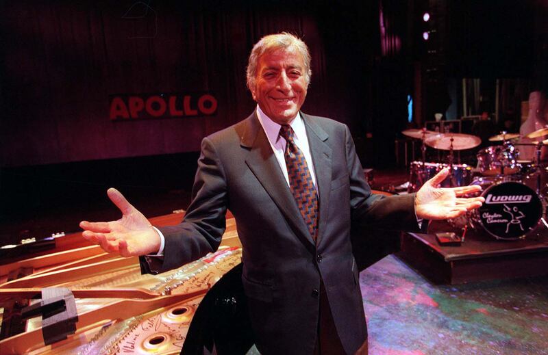 Bennett at the Apollo Theater in Harlem, New York in 1997. Photograph: Monica Almeida/The New York Times                