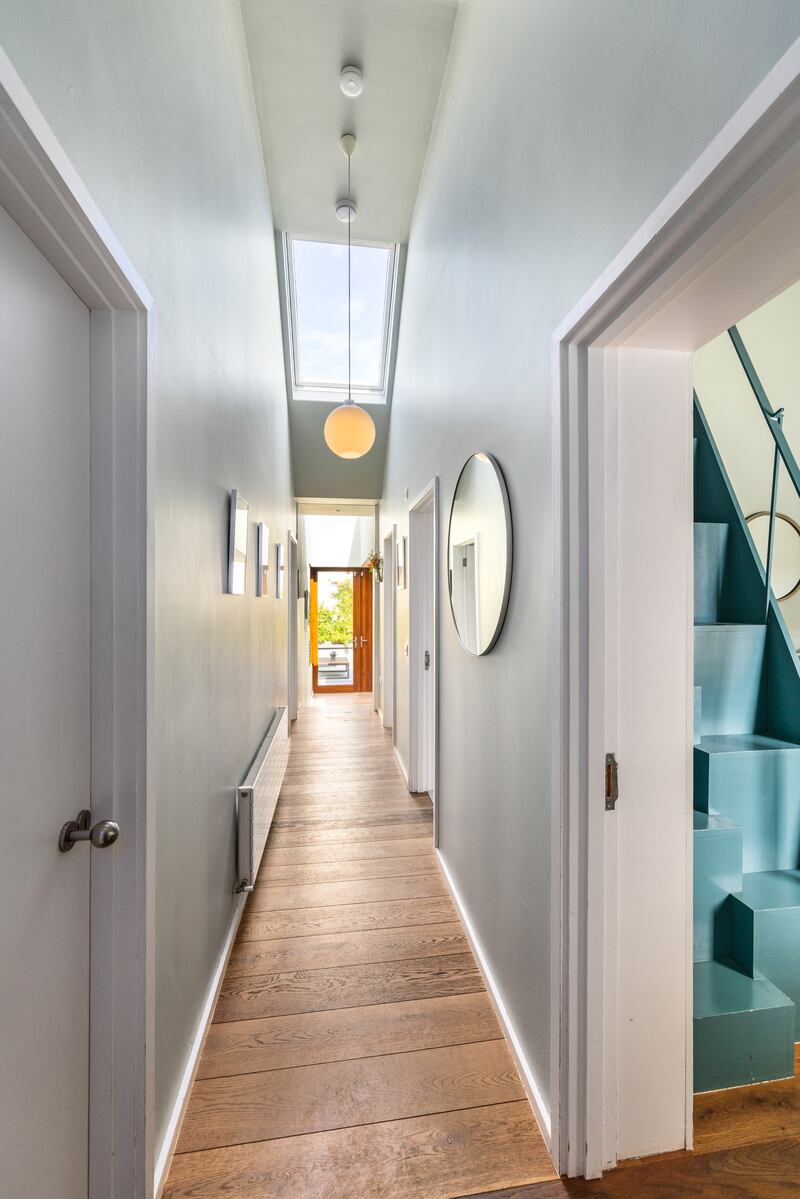 Light-filled hallway