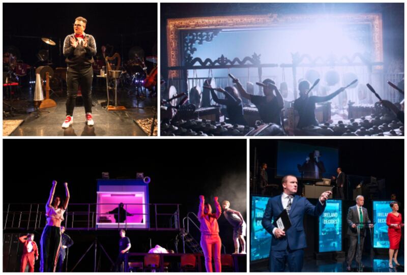 Best soundscape nominees (clockwise from top left) Tom Lane, The Haircut!; Mel Mercier and the Irish Gamelan Orchestra, How It Is (Part 2); Denis Clohessy, The Alternative; Frank Sweeney, It Was Easy (In the End)