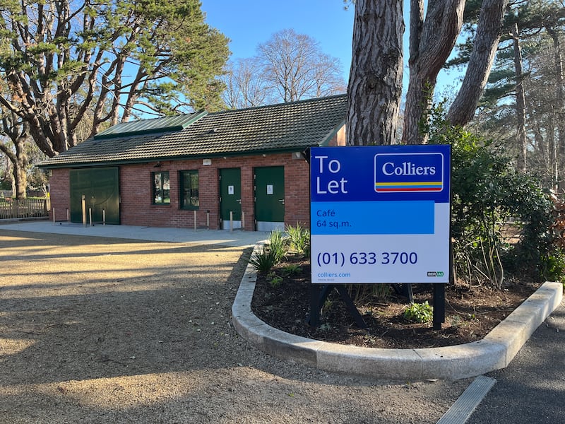 The tea rooms in the grounds of Palmerston Park, Rathmines. Photograph: Bryan O’Brien/The Irish Times
