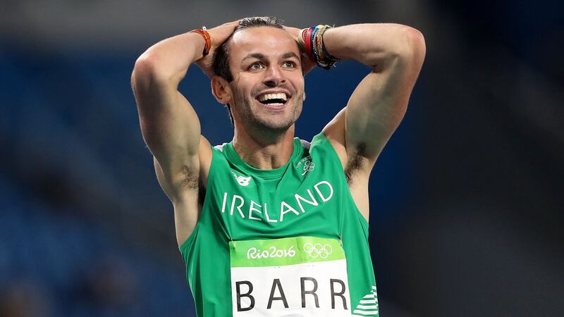 Ireland’s Thomas Barr performed admirably in Rio, coming fourth in the 400m hurdles. Photograph: Dan Sheridan/Inpho.