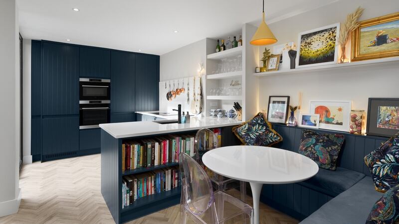 The kitchen/dining area