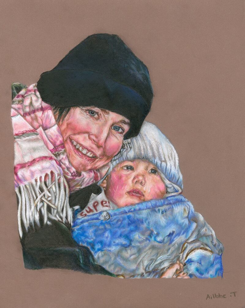 First prize in Category B of the 2023 was won by Tipperary student, Ailbhe Treacy (14) for her work entitled ‘Me And My Mam’