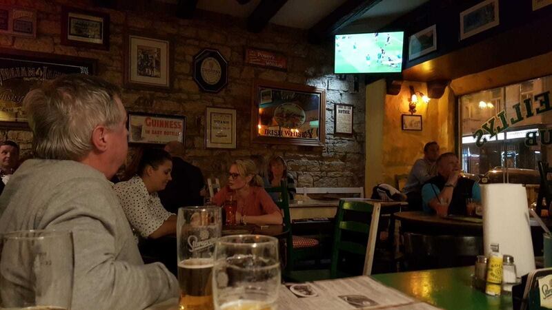 Kevin Hough (Prague): We were in Rocky O’Reilly’s Irish Bar in Prague. We travelled there for the my daughter’s 30th birthday. Great weekend, wonderful city, perfect weather, mighty celebrations and what a pressie . . . Ireland beat the All Blacks by 16-9!