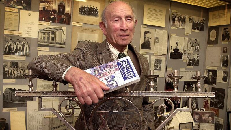 Nick Harris, author of a book on the vanishing of Dublin’s Jewish Community,  in the Irish Jewish Museum on Victoria Road,  Dublin. Photograph: David Sleator