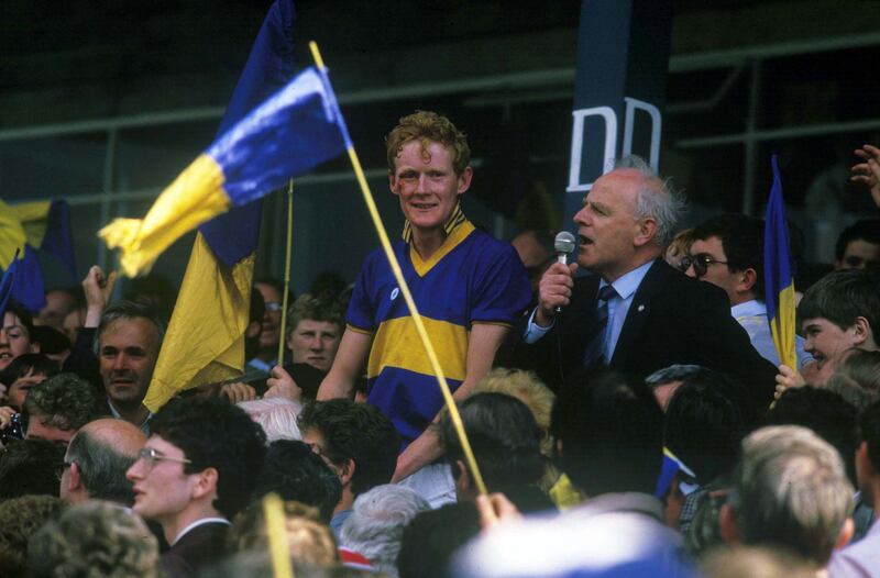 Richard Stakelum declared the famine over after Tipperary won the Munster SHC final of 1987. Photograph: Billy Stickland/Inpho