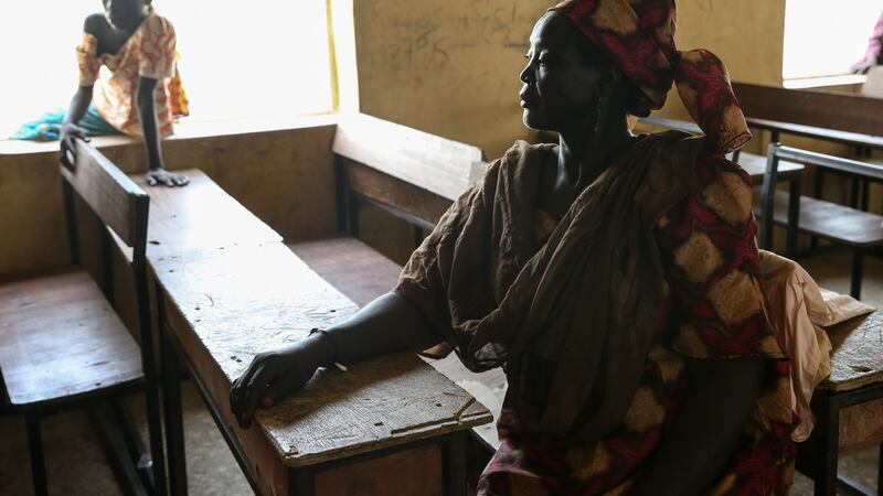 Zainabeu Hamayaji: “I swore and swore I didn’t have a daughter but they didn’t believe me and kept beating me.” Photograph: Sally Hayden