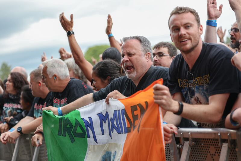 Fans enjoying the show at Malahide Castle. Photograph: Dan Dennison