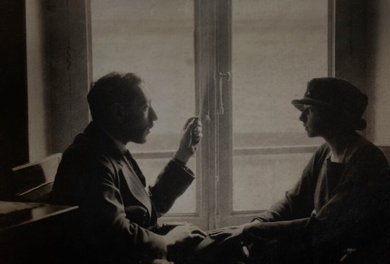 James Joyce’s friends Paul and Lucie Léon in 1922. “The idea that I love you, that I love you forever is my only succour,” he wrote to her in 1941. © The Léon Estate