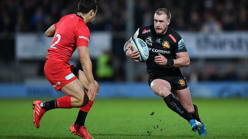 Stuart Hogg’s Exeter are rivalling Leinster for top seeding. Photograph: Dan Mullan/Getty