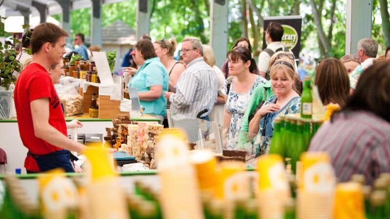 The food village at Bloom