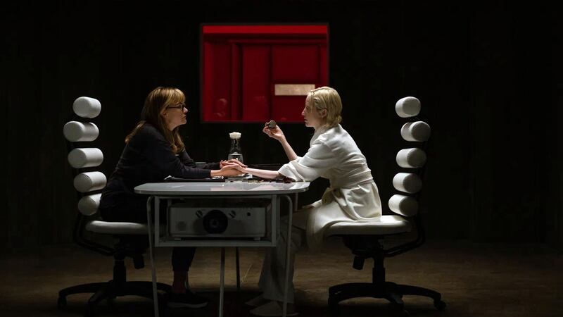 Possessor stars Jennifer Jason Leigh  and Andrea Riseborough. Photograph: Neon