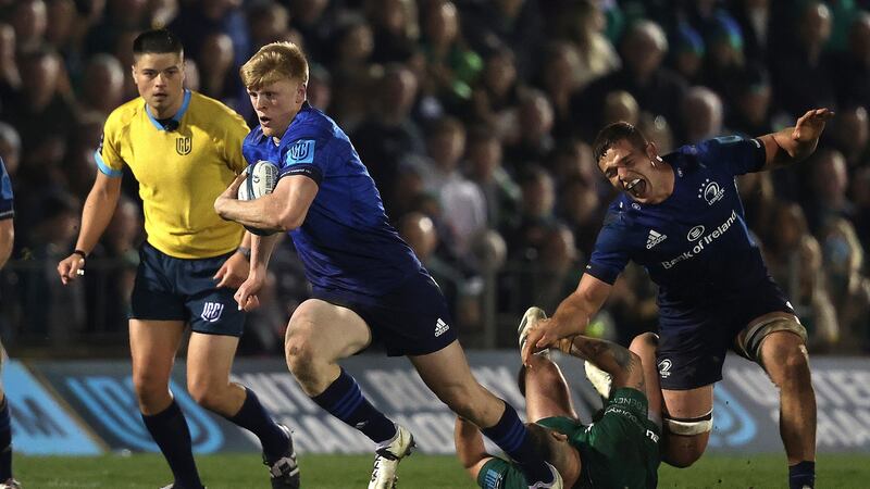 Jamie Osborne is one of the new batch of talented young players coming through at Leinster. Photograph: Bryan Keane/Inpho