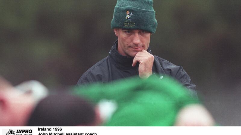 Working with the Ireland pack in 1996.