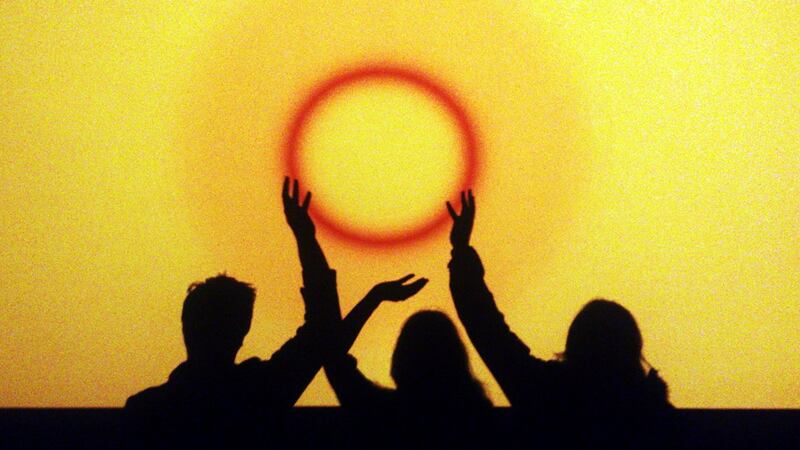 A still from Richard Noble’s installation from the 2015 Distorted Perspectives festival. Photograph: Layla Kuyper