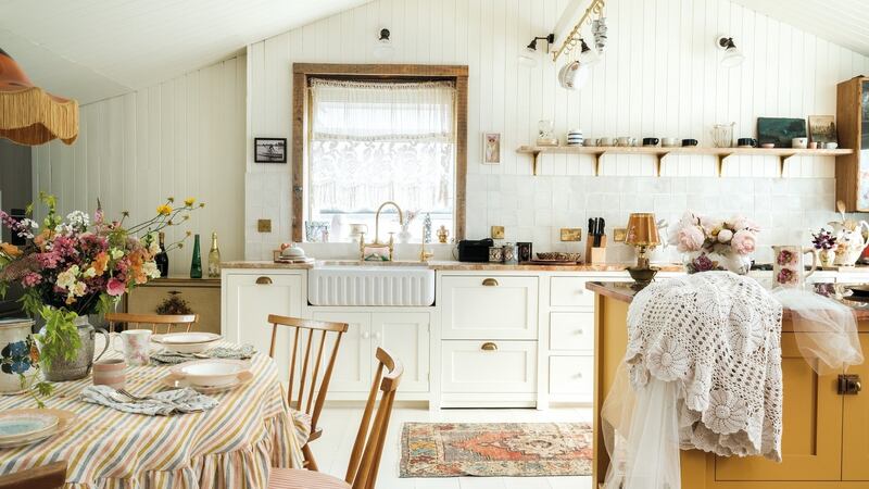 Pearl Lowe’s seaside kitchen. Photograph: Dave Watts