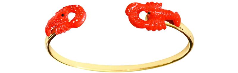 Nach lobster bracelet €115, Costume