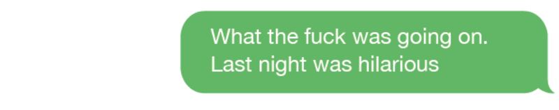 Message from Blane McIlroy to Rory Harrison on morning of June 28th, 2016