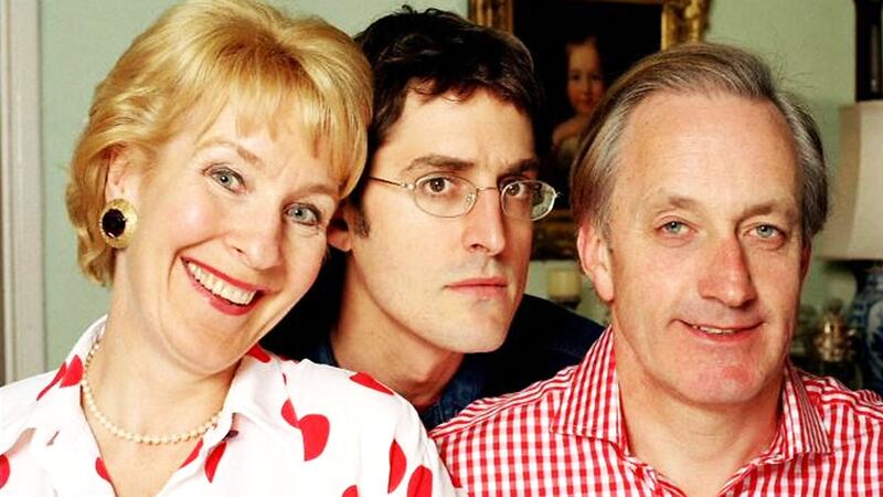 When Louis Met...: Louis Theroux with Christine and Neil Hamilton in 2001. Photograph: BBC