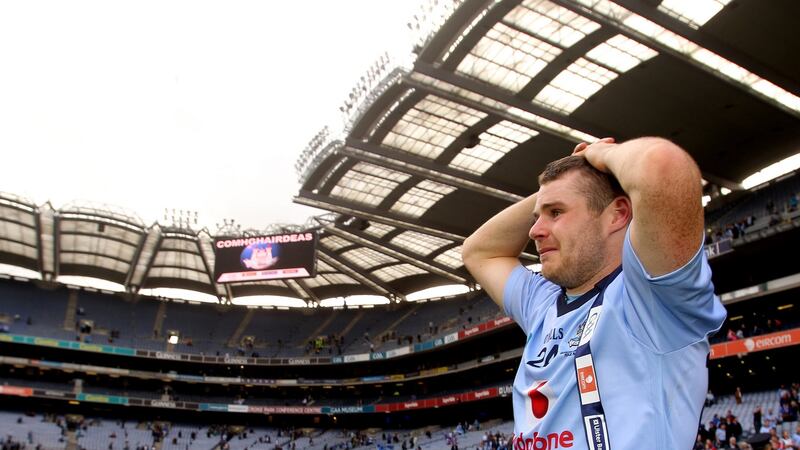 Kevin McManamon after Dublin’s 2011 All-Ireland final win - their first in 16 years. Photograph: James Crombie/Inpho