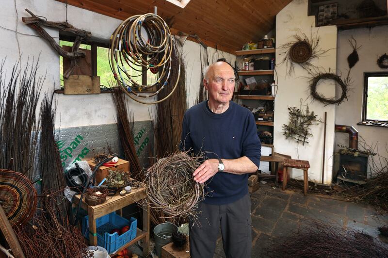 Craftsman: Joe Hogan in his workshop in Co Galway. Photograph: Joe O’Shaughnessy