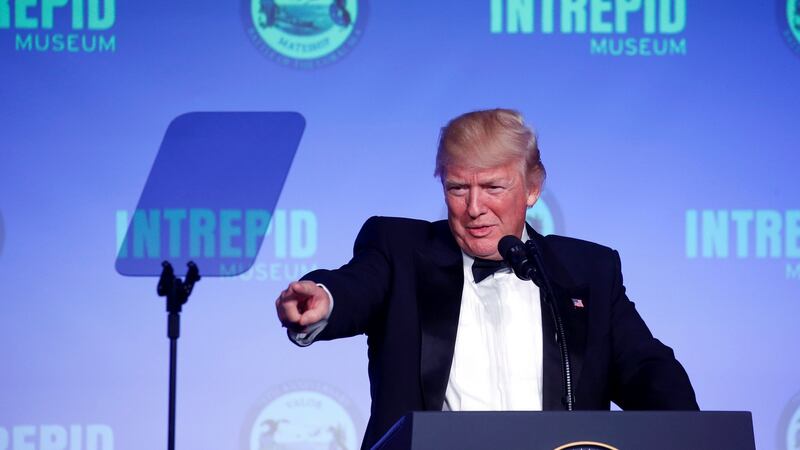 Donald Trump: the alt-right and white supremacist groups’ love of Mr Trump is based on his “certainty of the imminent apocalypse”, says Harvard lecturer Timothy Patrick McCarthy. Photograph: Jonathan Ernst/Reuters