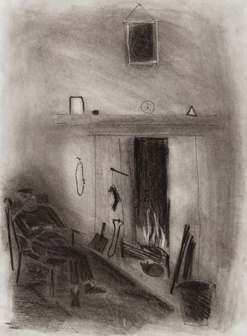 John Lizzie with Rosary Beads - Clare Island (1991)