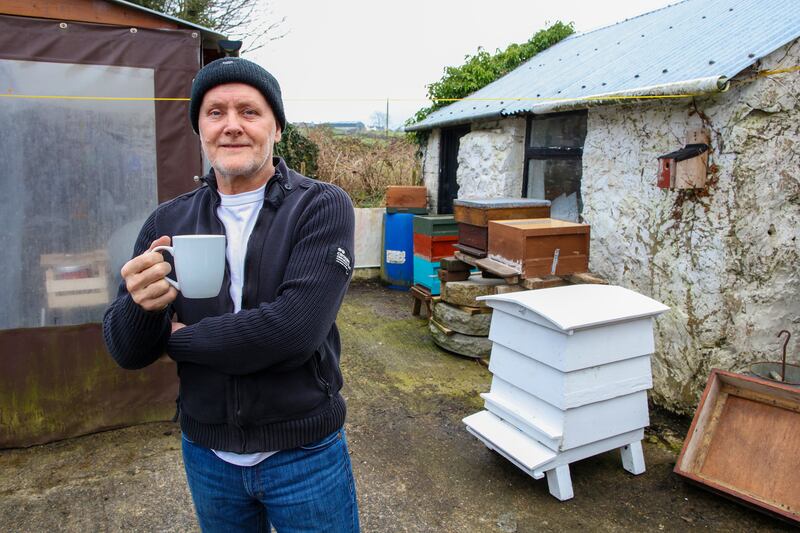 Sculptor Raymond Watson at his workshop in the Glens of Antrim. Photograph: Paul Faith for The Irish Times