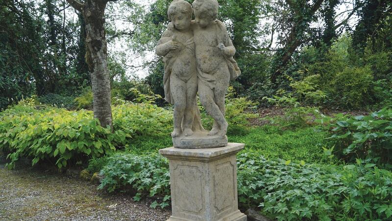 Lot 180: cherubs on a pedestal  estimate €2,500-€3,500 at Sheppard’s