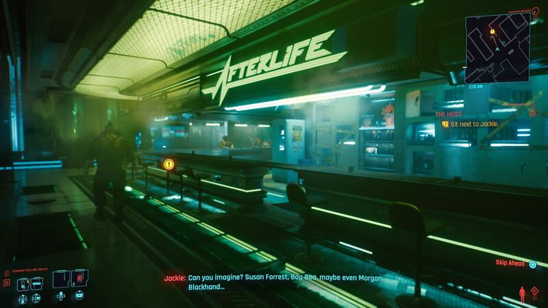 The Afterlife bar in Cyberpunk 2077