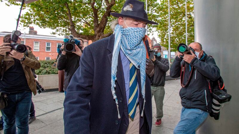 Ian Bailey arriving at the High Court in Dublin today. Photograph: Paul Faith/AFP via Getty Images