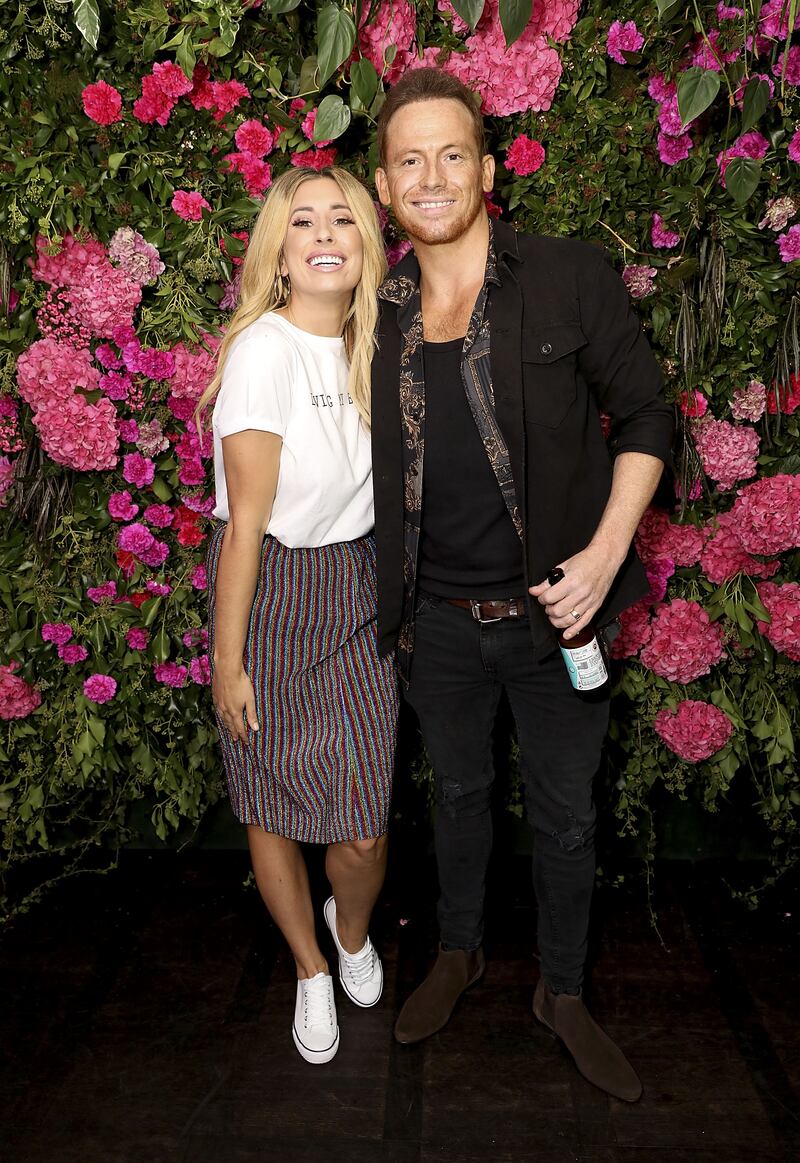 Stacey Solomon with husband Joe Swash. Photograph: David M Benett/Getty Images