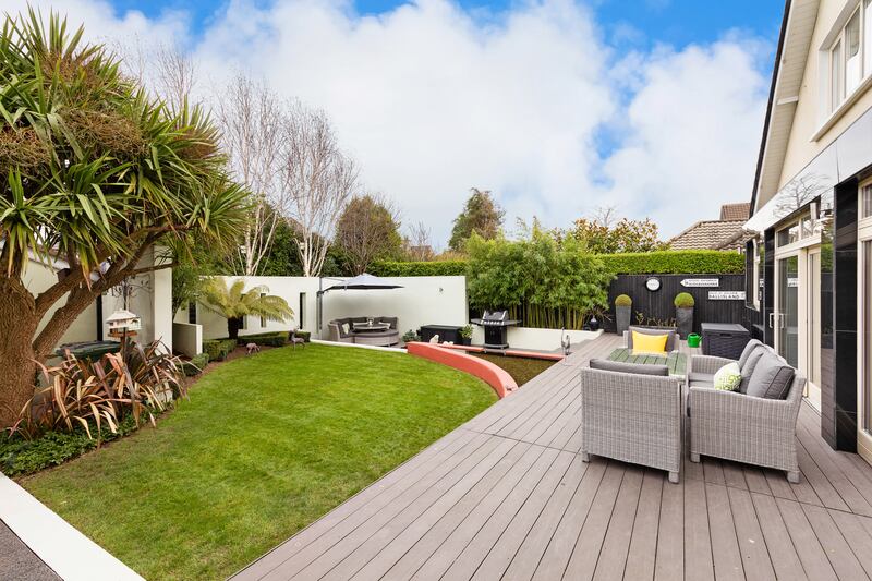 Landscaper Hugh Ryan was tasked with the gardens, and added a wall of silver birch to replace a leylandii hedge in the back garden, which is not overlooked. 