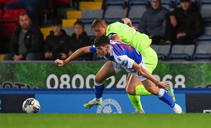 Andy Moran: the highly-rated Brighton midfielder has begun to catch the eye during his current loan deal at Blackburn Rovers, scoring twice against Cardiff City in the EFL Cup. Photograph:  Dave Howarth/CameraSport via Getty Images