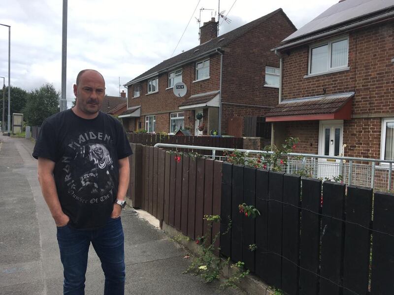 Gervaghy Road resident Stephen Brownley recalls the difficult times locals had to live through and welcomes the fact that things are better now, as his daughter grows up. 