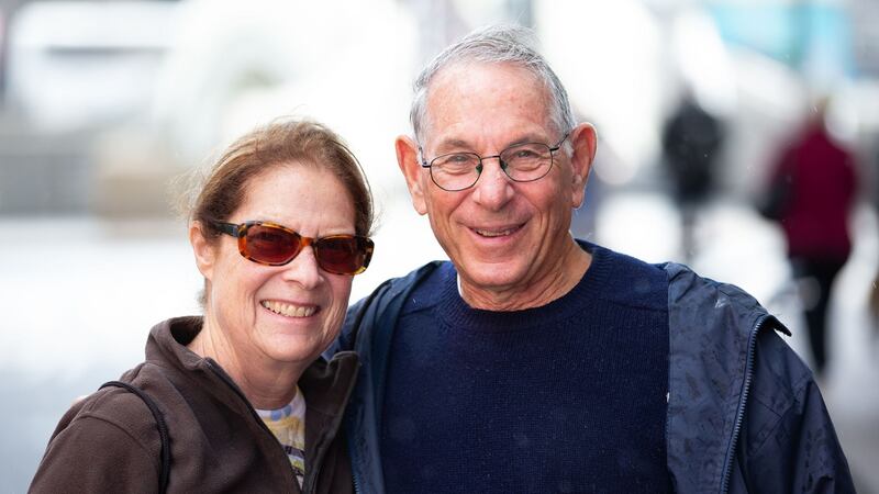 Arnold and Joanne Miller from Pittsburgh, US. Photograph: Tom Honan/The Irish Times