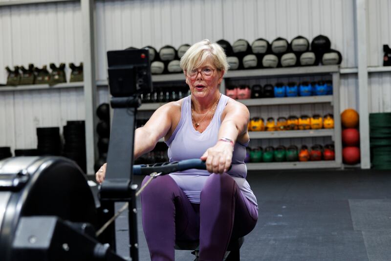 Christine Norton (69) who joined the gym after Covid-19. Photograph: Dan Dennison