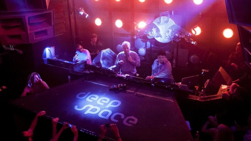 Comeback clubs: Giorgio Moroder at the Output in New York this year. Photograph: Karsten Moran/The New York Times