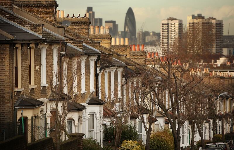 According to the Halifax House Price Index, the average property sold in London cost about £535,000 (€614,000) over the last year.  Photograph: Peter Macdiarmid/Getty Images