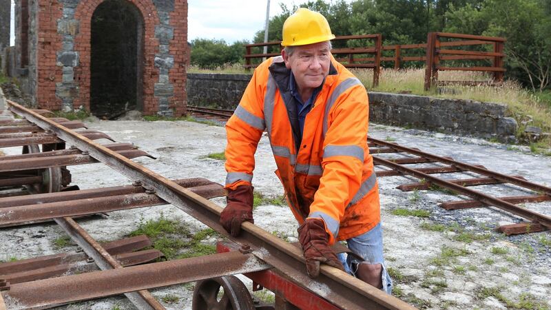 Jim Deegan,   chief executive   of Railtours Ireland, is determined to see the return of the steam train at Maam Cross Railway Station in  Connemara.   Photograph: Joe O’Shaughnessy