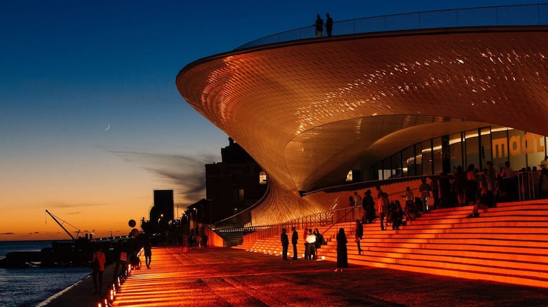 Maat’s tile-covered surface  will allow visitors to walk over it to view a waterside promenade