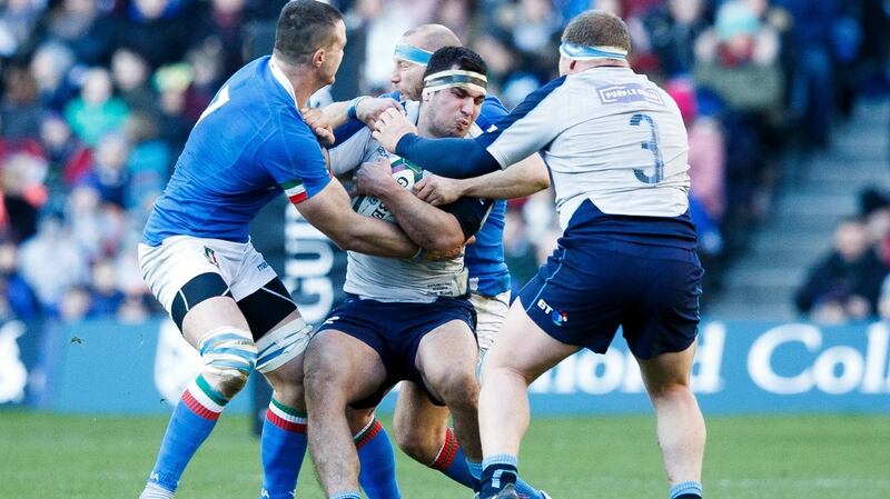 Stuart McInally impressed in the opening win over Italy. Photograph: Robert Perry/EPA  RY