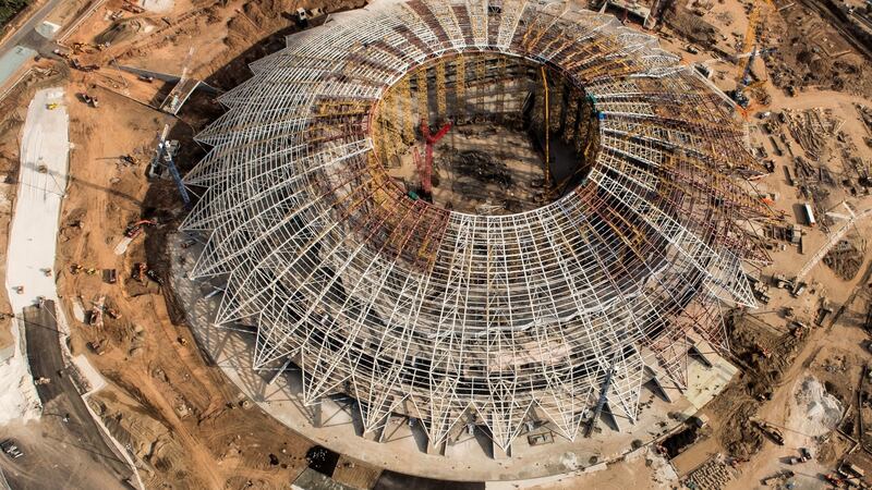 Cosmos Arena, Samara. Photogrpah: Mladen Antonov/Getty