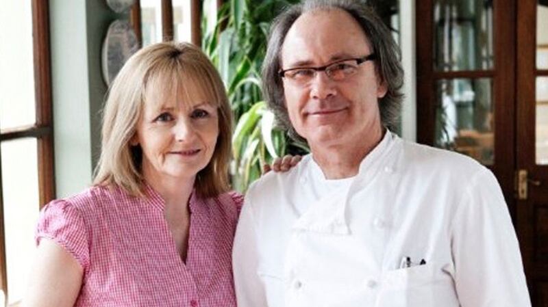 Wild Honey Inn owners Aidan McGrath and  partner Kate Sweeney, who were awarded a Michelin star for 2018