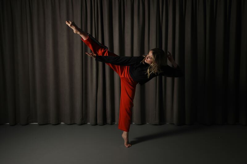 Sibéal Davitt: "Bhí mé ag iarraidh rud éigin a chruthú a bheadh bunaithe ar sheal a chaith mé sna déaga ag cur isteach ar chomórtais ag an Oireachtas.” Grianghraf: Alan Betson/The Irish Times.