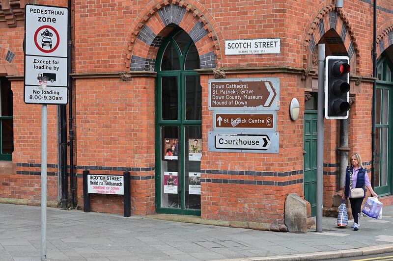 Downpatrick is below sea level and flooding from the river Quoile is always a danger. Photograph: Arthur Allison/Pacemaker 