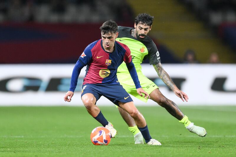 Barcelona's 'Pedri, Pedri, Pedri!'. Photograph: David Ramos/Getty Images