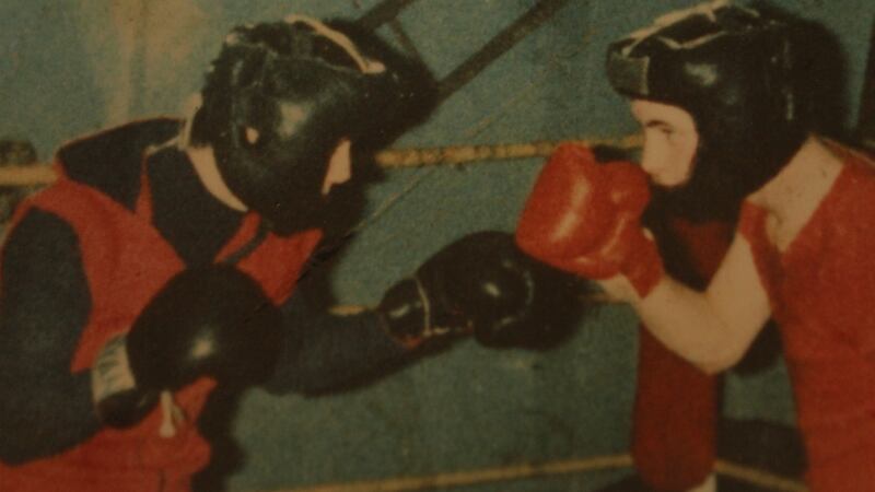 Twins George and Joseph Fitzgerald in their boxing days