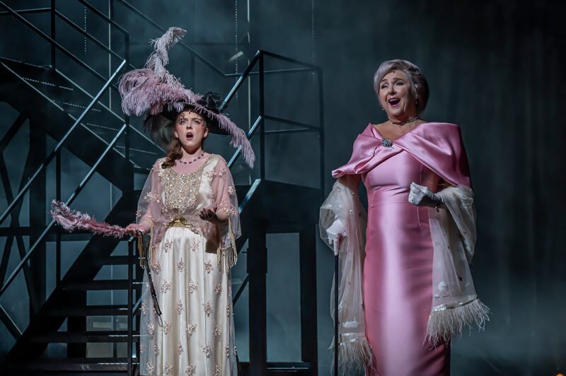 Petra Wells and Lesley Garrett both appear as Heidi Schiller . Photograph: Neil Harrison/Northern Ireland Opera