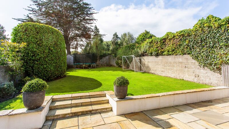 2 Stillorgan Park, Blackrock, Co Dublin: rear garden
